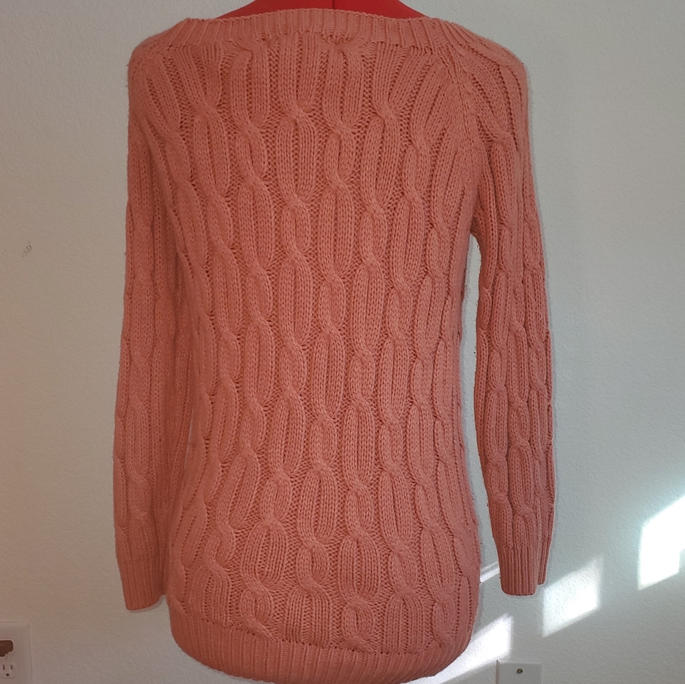 Salmon Knitted Sweater